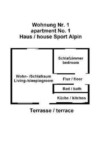 Sport-Alpin-Wohnung-1 Оберстдорф Екстер'єр фото